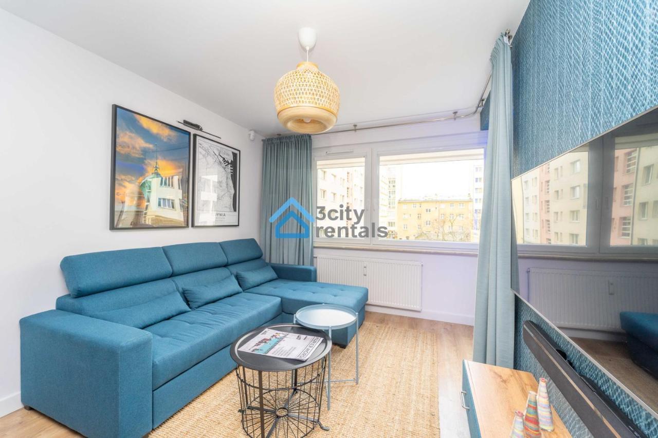 Bright And Blue 3City Apartment With Balcony In Gdynia By Noclegi Renters Exterior foto